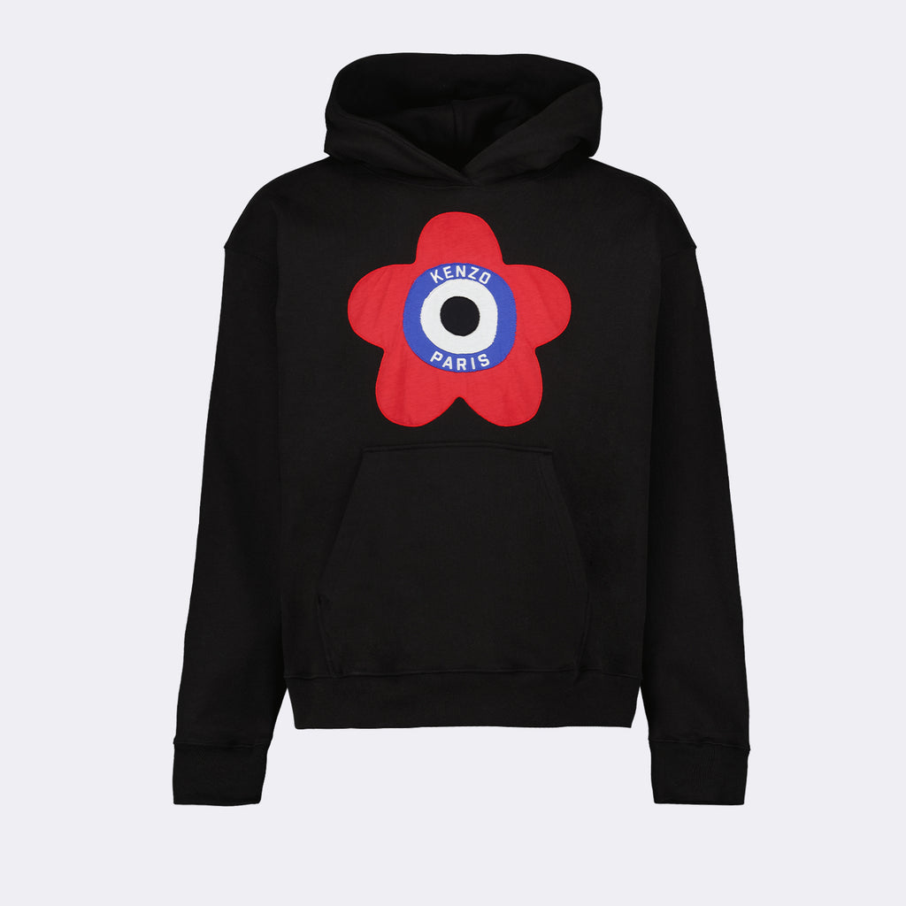 Sweatshirts Sweat à capuche Kenzo Target Kenzo Noir Homme