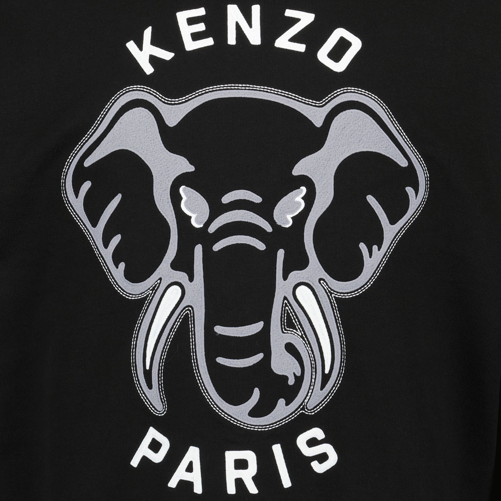 Sweatshirts Kenzo Elephant Varsity Jungle Sweater Kenzo Black Man