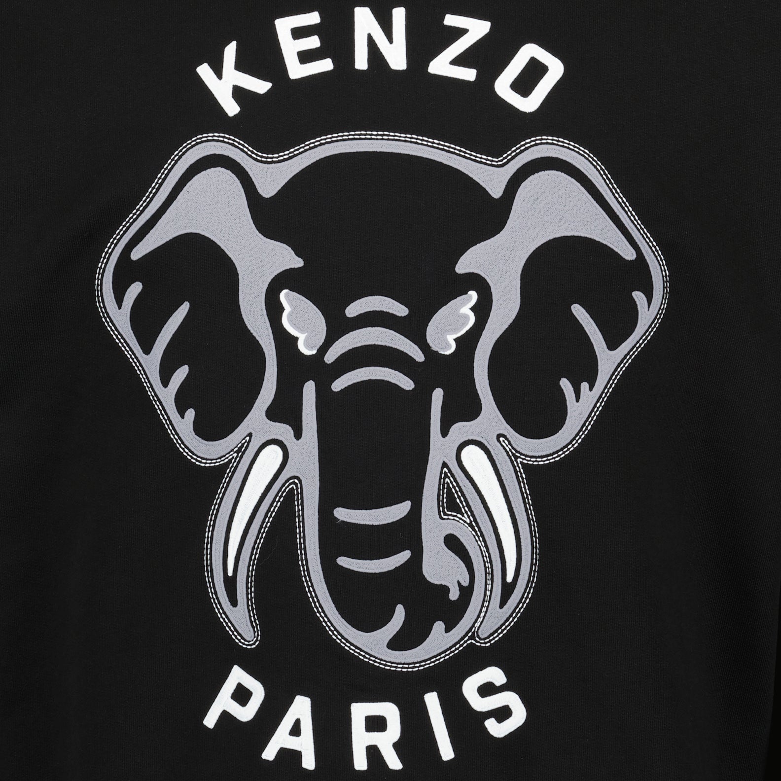 Sweatshirts Kenzo Elephant Varsity Jungle Sweater Kenzo Black Man