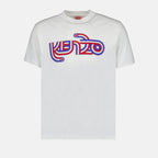 T-shirt T-shirt à logo imprimé Kenzo Bianco Homme