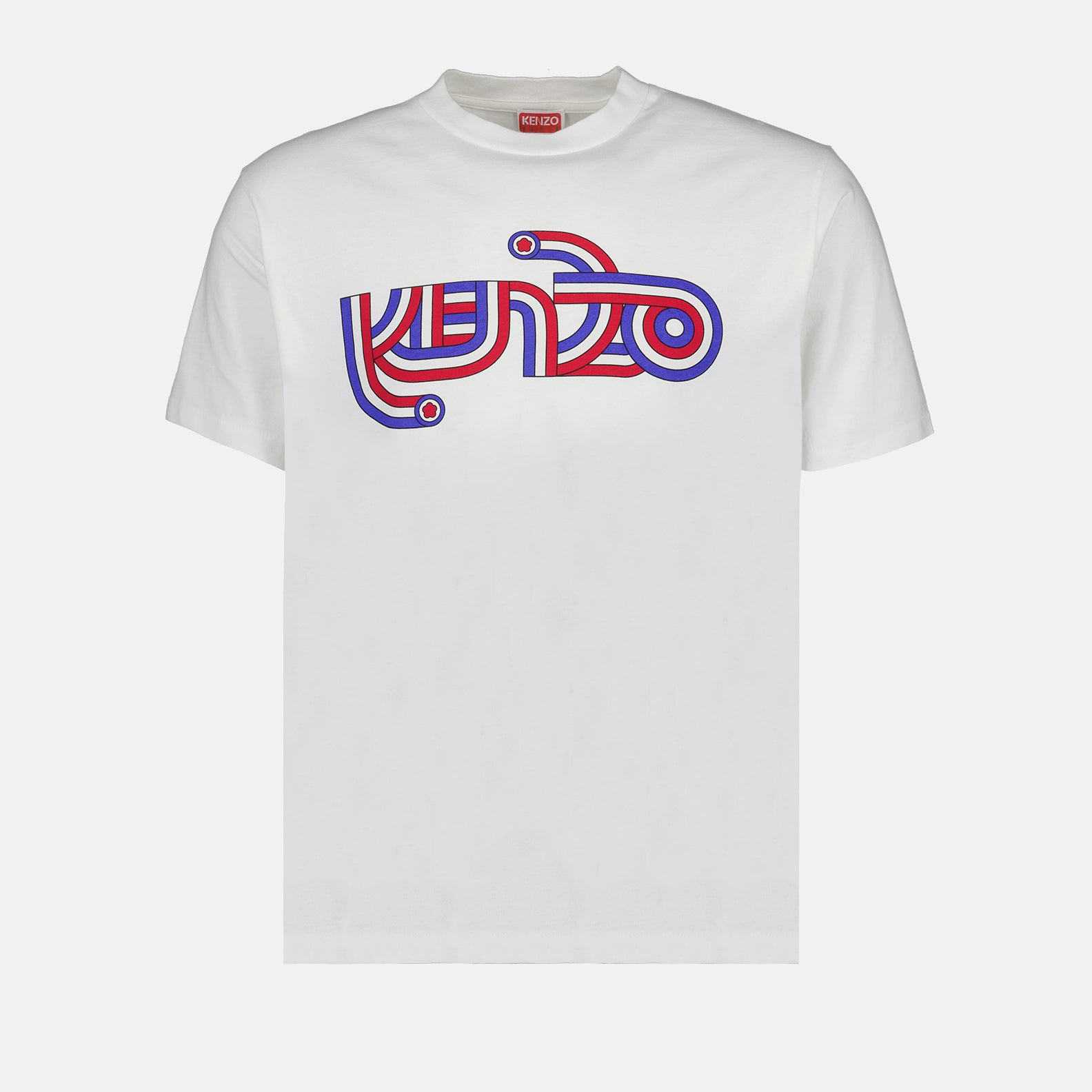 T-shirt T-shirt à logo imprimé Kenzo Bianco Homme