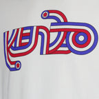 T-shirt T-shirt à logo imprimé Kenzo Bianco Homme