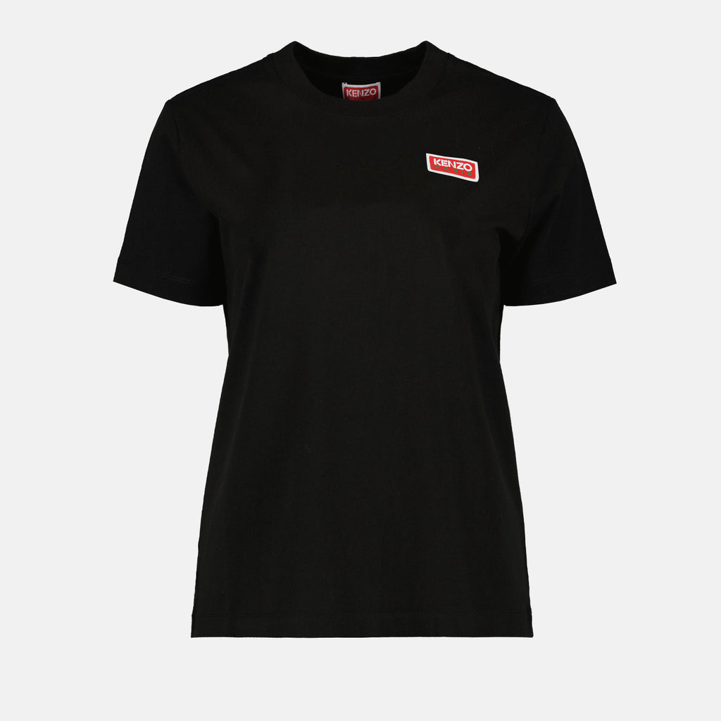 Camisetas T-shirt à logos Kenzo Preto Femme