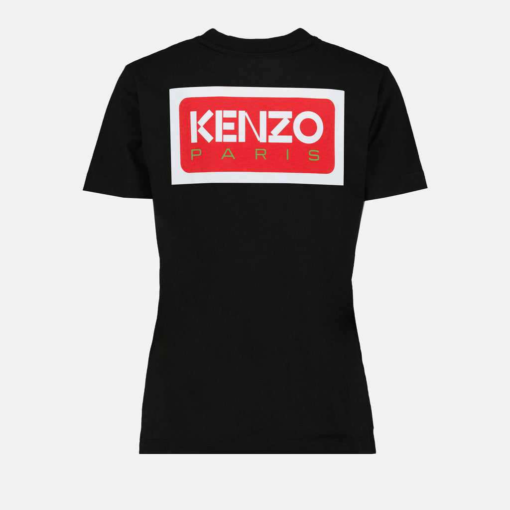 Camisetas T-shirt à logos Kenzo Preto Femme