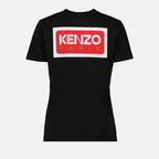 Camisetas T-shirt à logos Kenzo Preto Femme