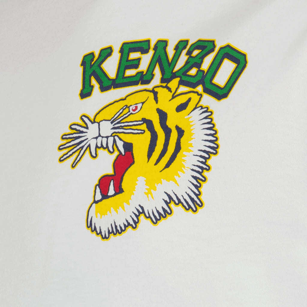 T-shirts T-shirt Tiger Varsity Jungle Kenzo Blanc Homme