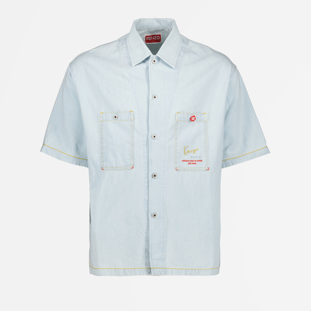 Shirts Hawaiian shirt Kenzo Blue Man