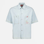 Shirts Hawaiian shirt Kenzo Blue Man