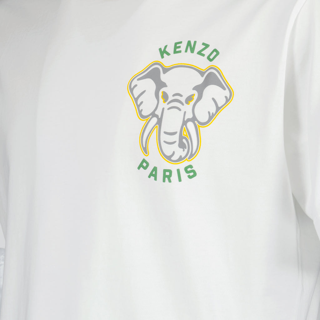 T-shirts T-shirt Kenzo Elephant Kenzo Blanc Homme
