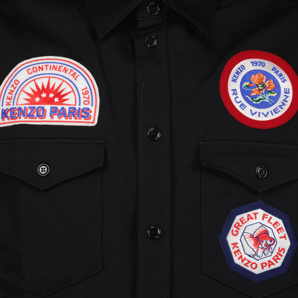 Chemises Chemise Rue Vivienne Kenzo Noir Homme
