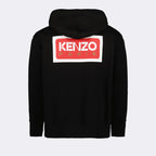 Sweatshirts Sweat à capuche à logos Kenzo Noir Femme