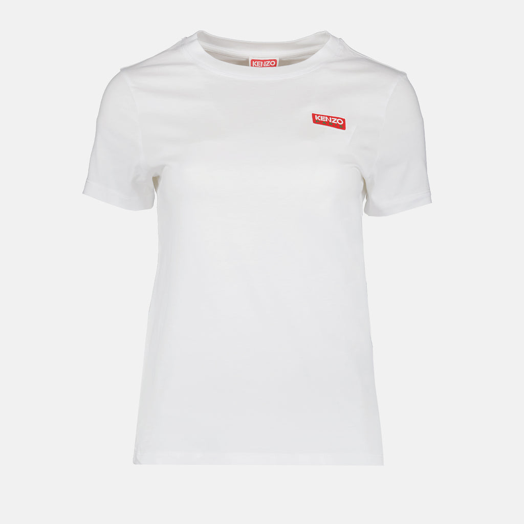 T-shirt T-shirt à logos Kenzo Bianco Femme