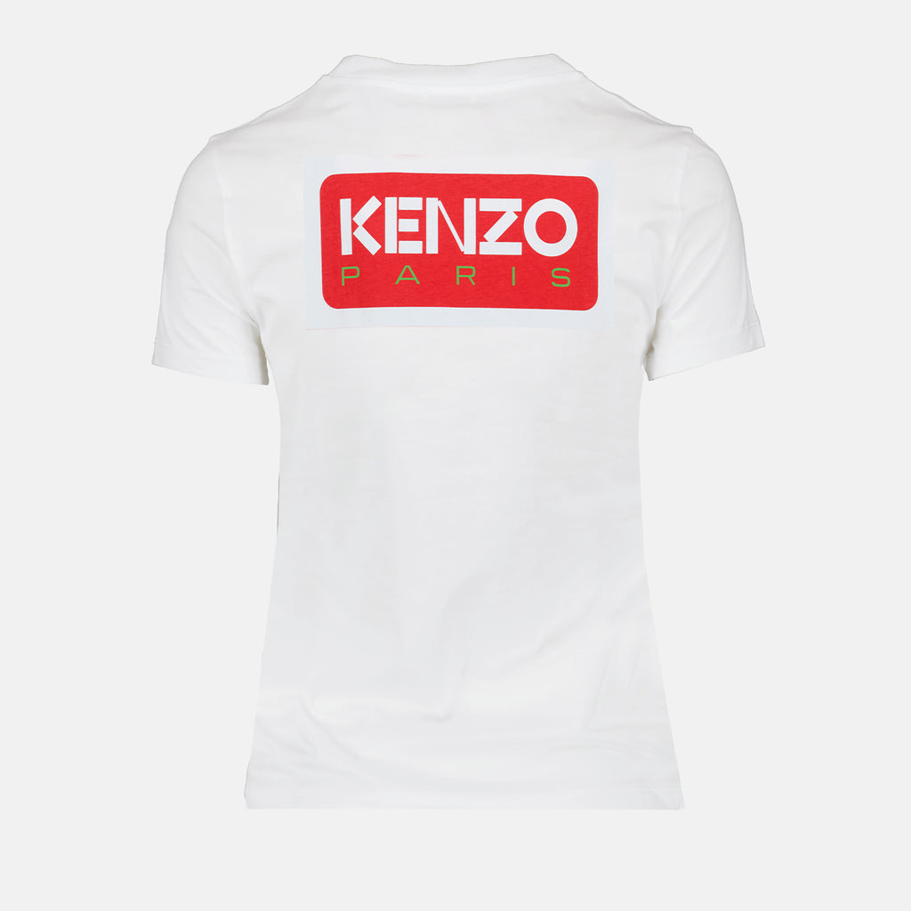 T-shirt T-shirt à logos Kenzo Bianco Femme