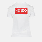 T-shirt T-shirt à logos Kenzo Bianco Femme