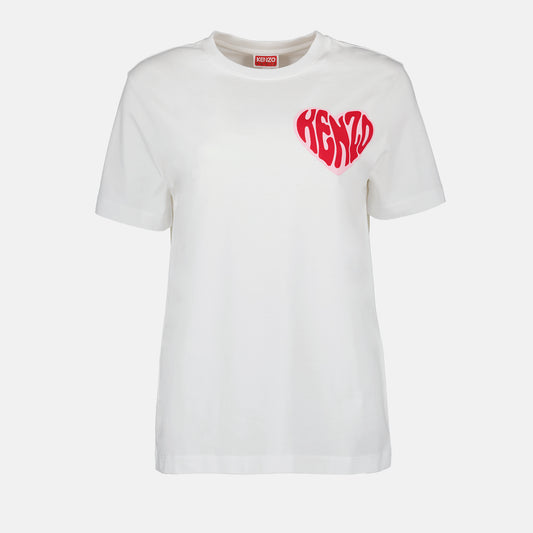 Hearts printed t-shirt