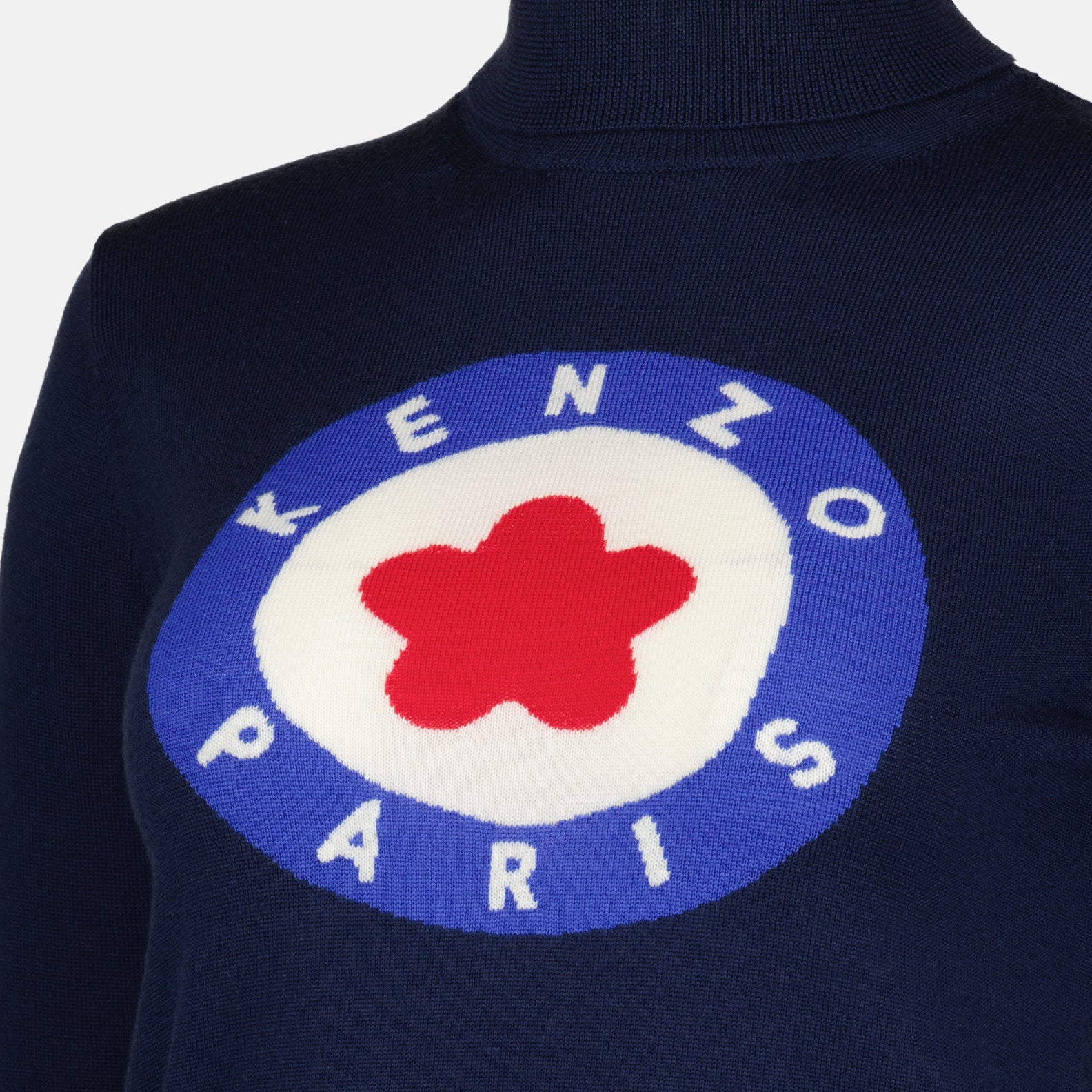 Maille Pull Kenzo Target Kenzo Bleu Femme