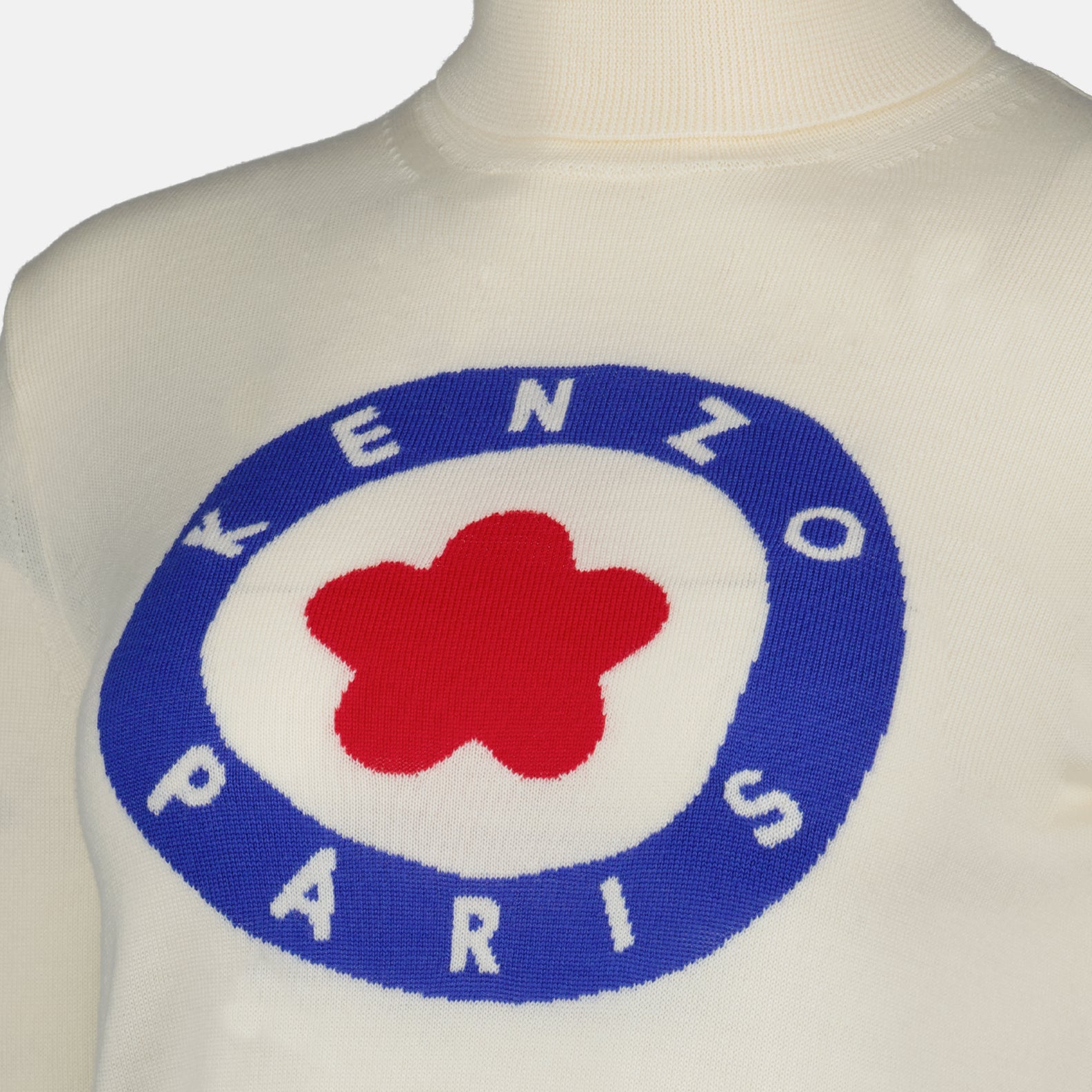 Maille Pull Kenzo Target Kenzo Blanc Femme