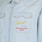 Shirts Western denim shirt Kenzo Blue Man