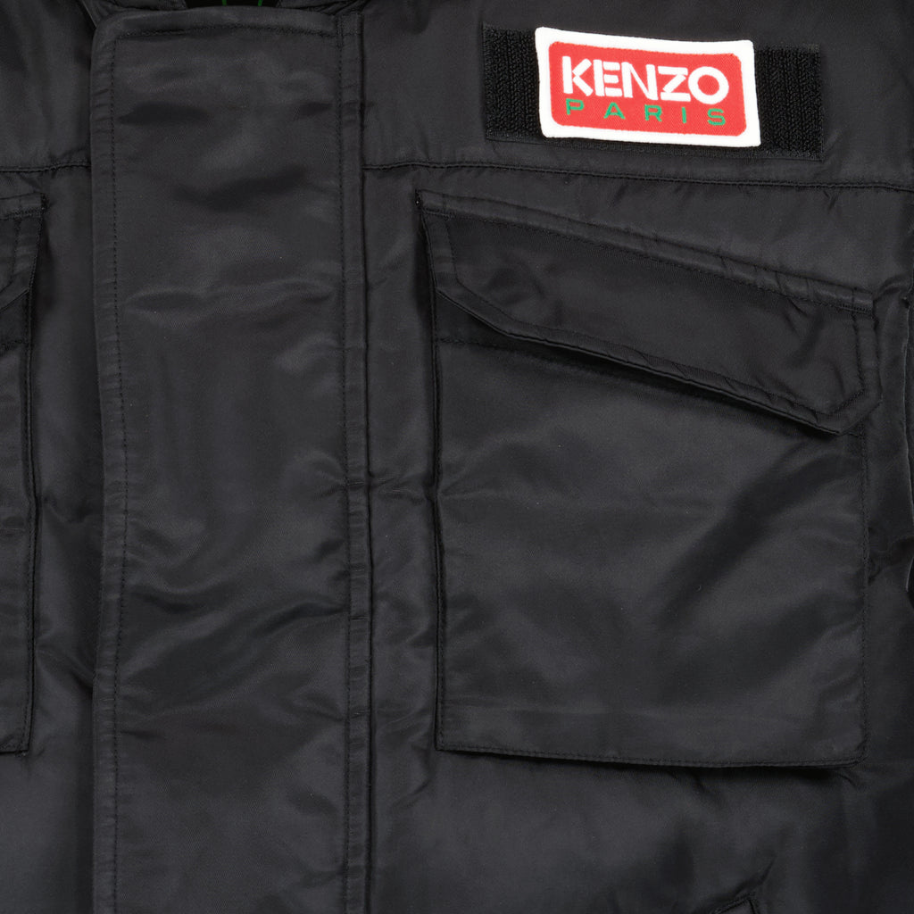Jackets Sleeveless down jacket Kenzo Black Homme