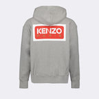 Sweatshirts Sweat zippé à logos Kenzo Gris Homme