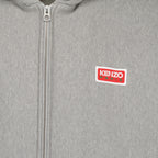 Sweatshirts Sweat zippé à logos Kenzo Gris Homme