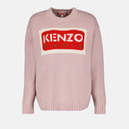 Maille Pull à logo Kenzo Rose Femme