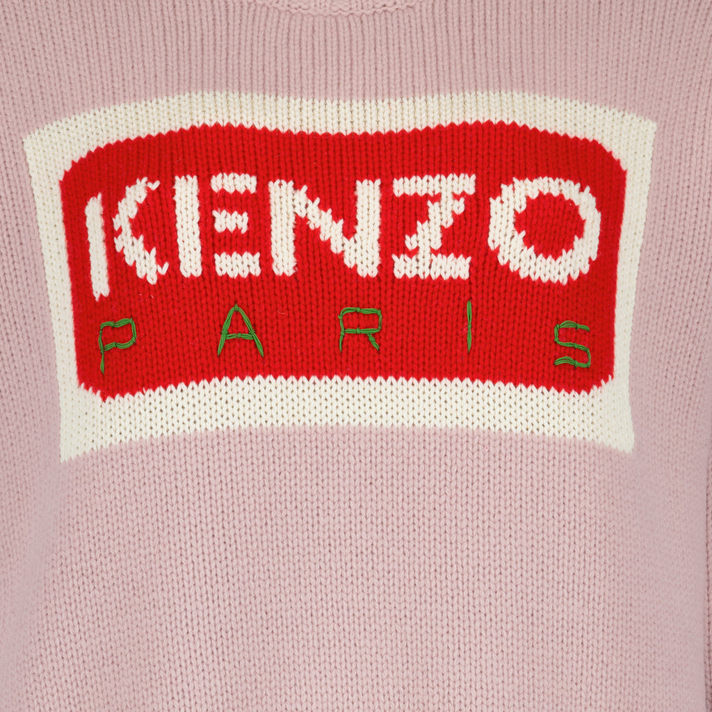 Maille Pull à logo Kenzo Rose Femme