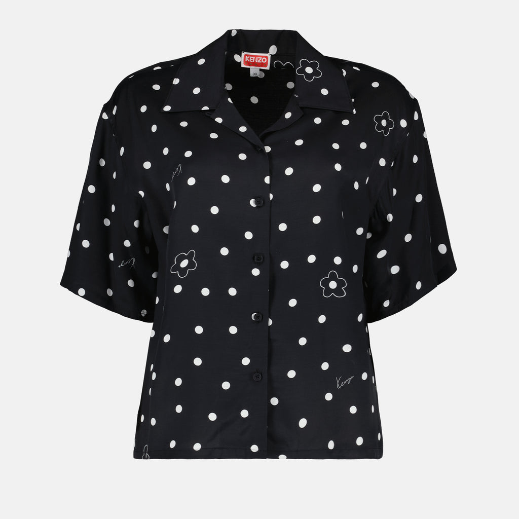 Chemises Chemise hawaïenne Flower Spot Kenzo Noir Femme