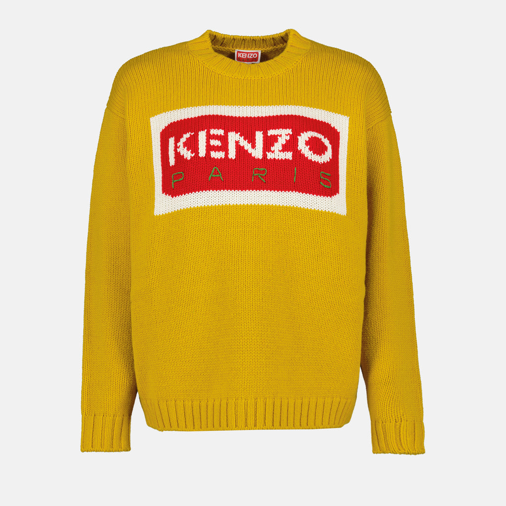 Strickwaren Pull à logo Kenzo Gelb Femme