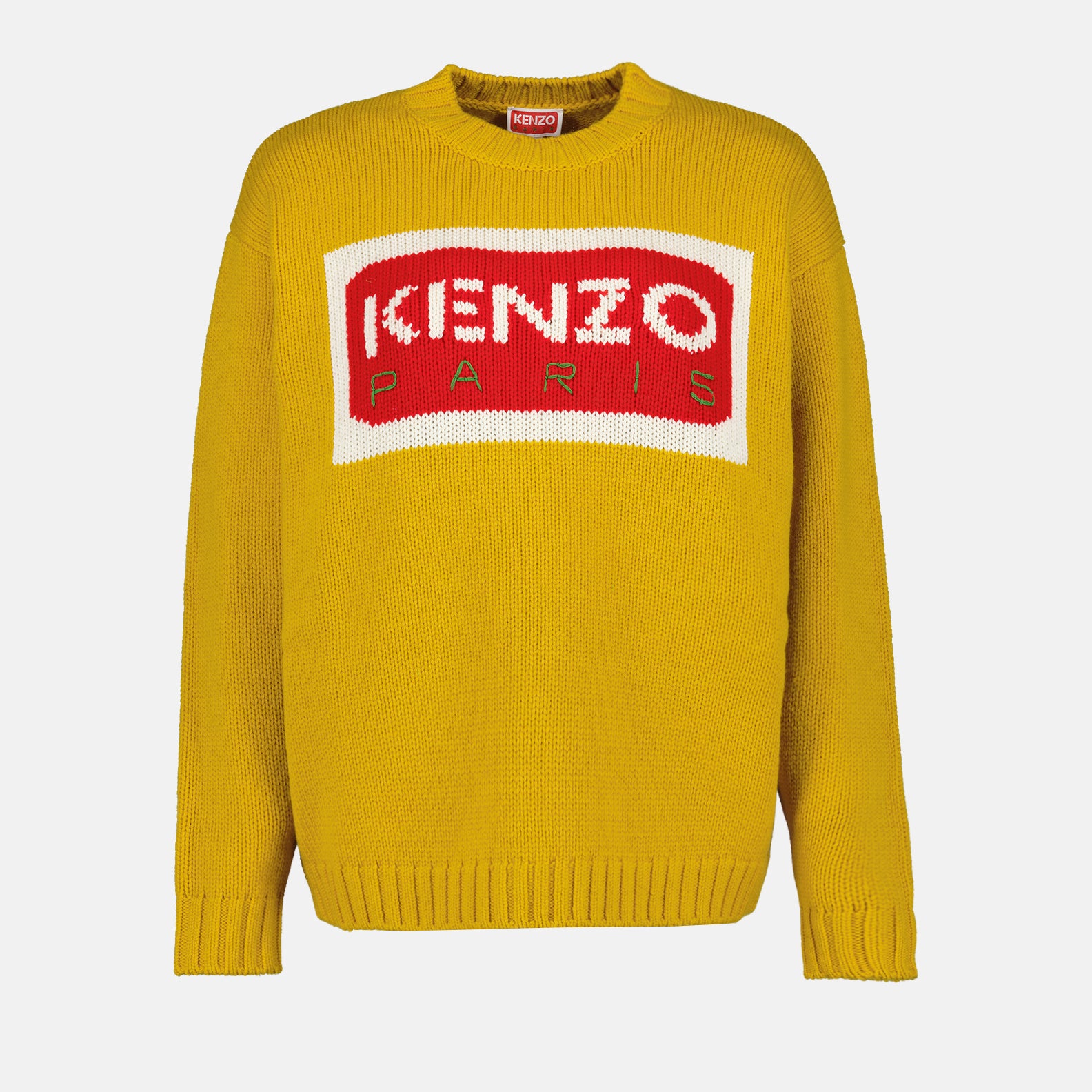 Strickwaren Pull à logo Kenzo Gelb Femme