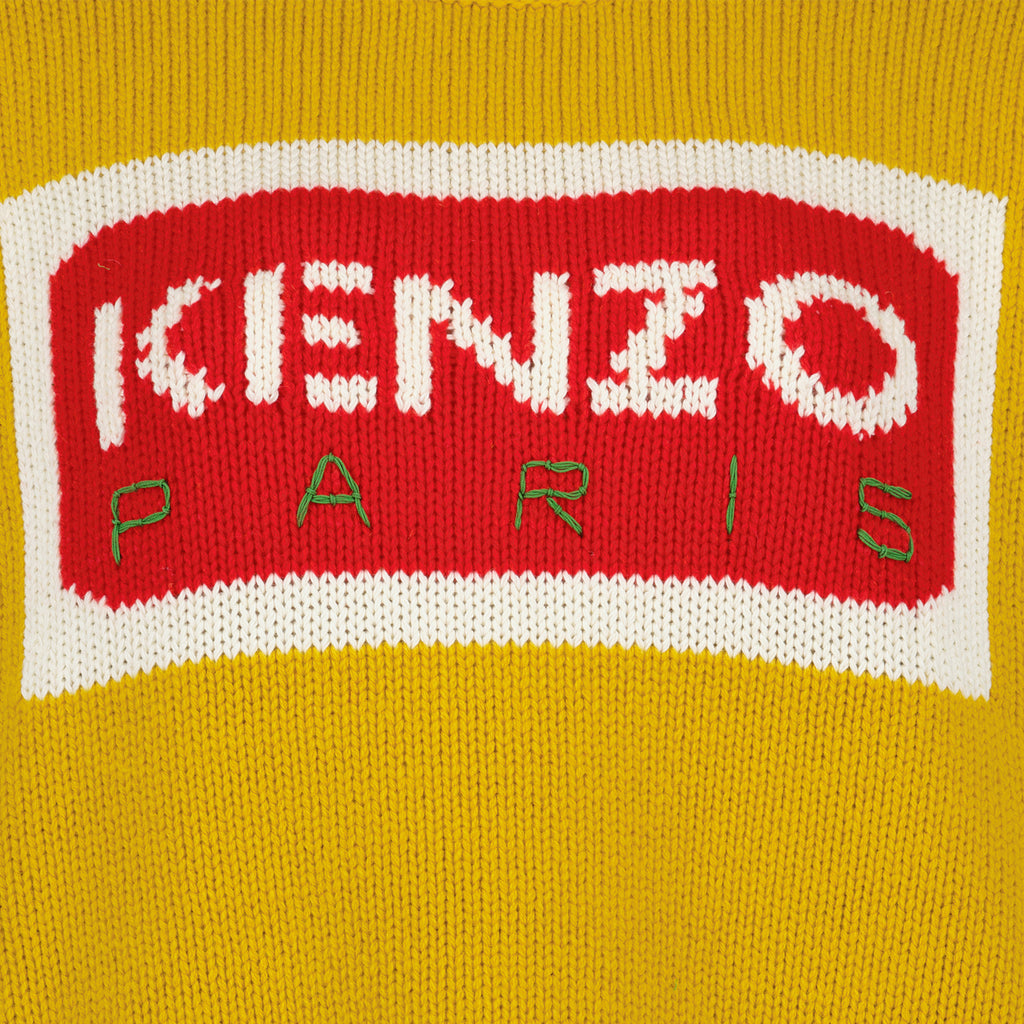 Strickwaren Pull à logo Kenzo Gelb Femme