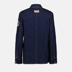 Jacken Veste en jean à patchs Kenzo Blau Femme