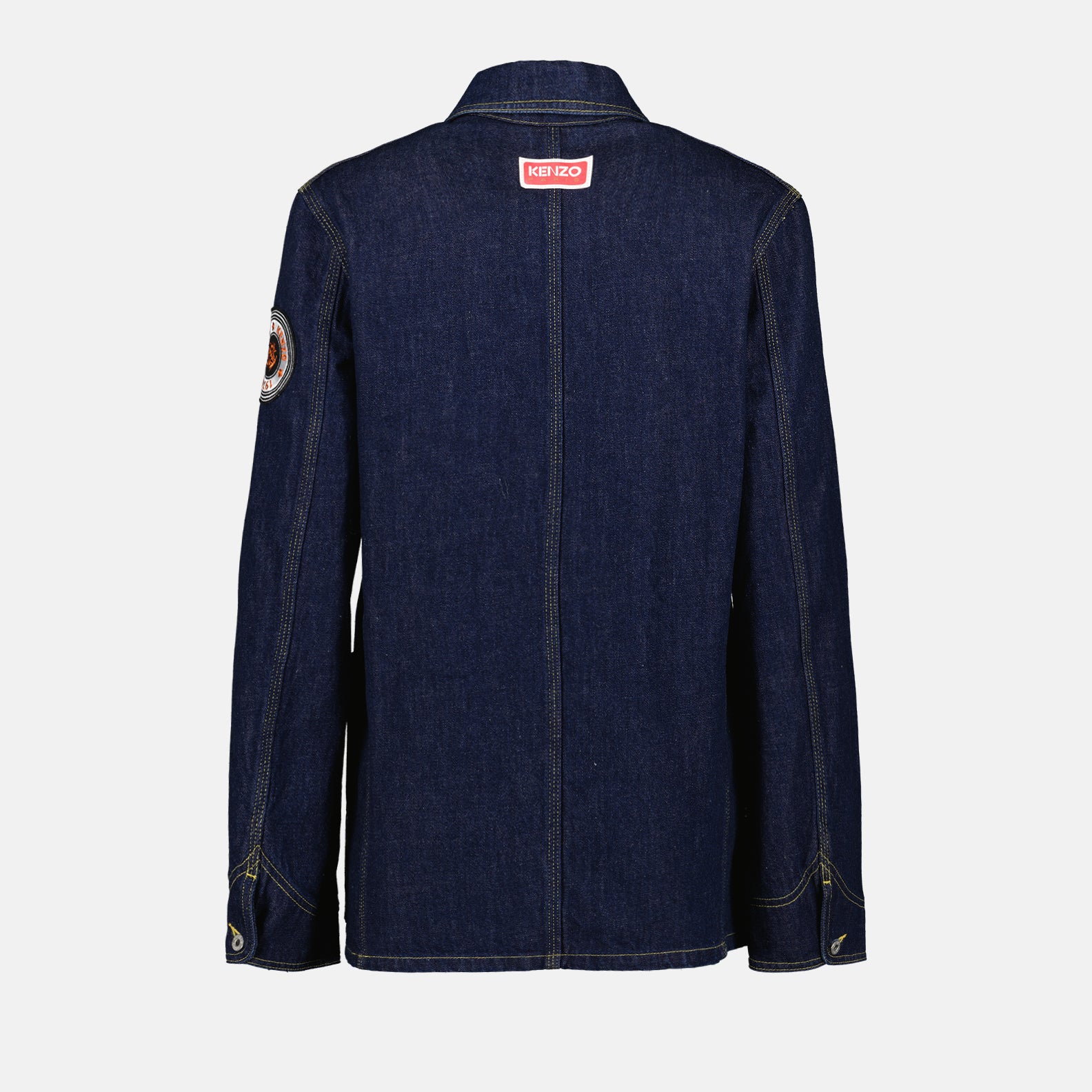 Jacken Veste en jean à patchs Kenzo Blau Femme