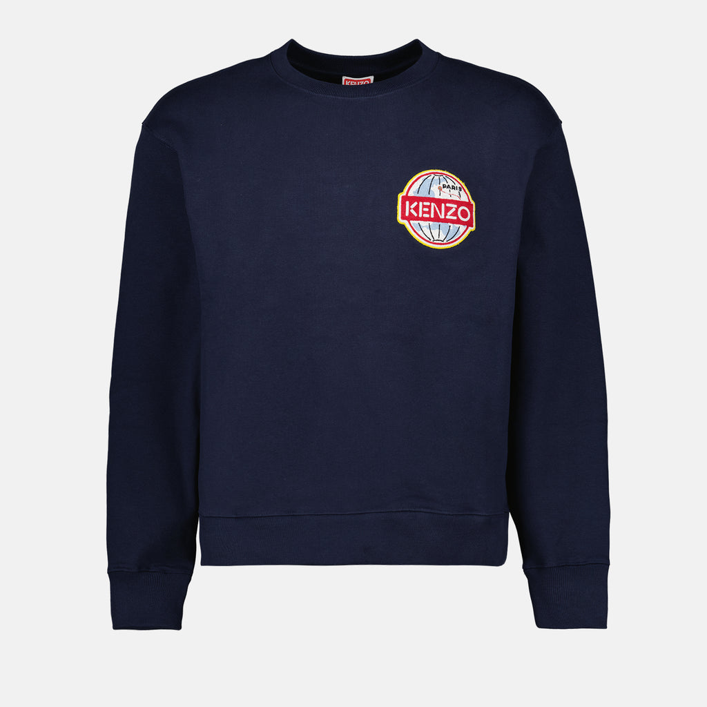 Sweatshirts Sweatshirt Kenzo Travel Kenzo Bleu Homme