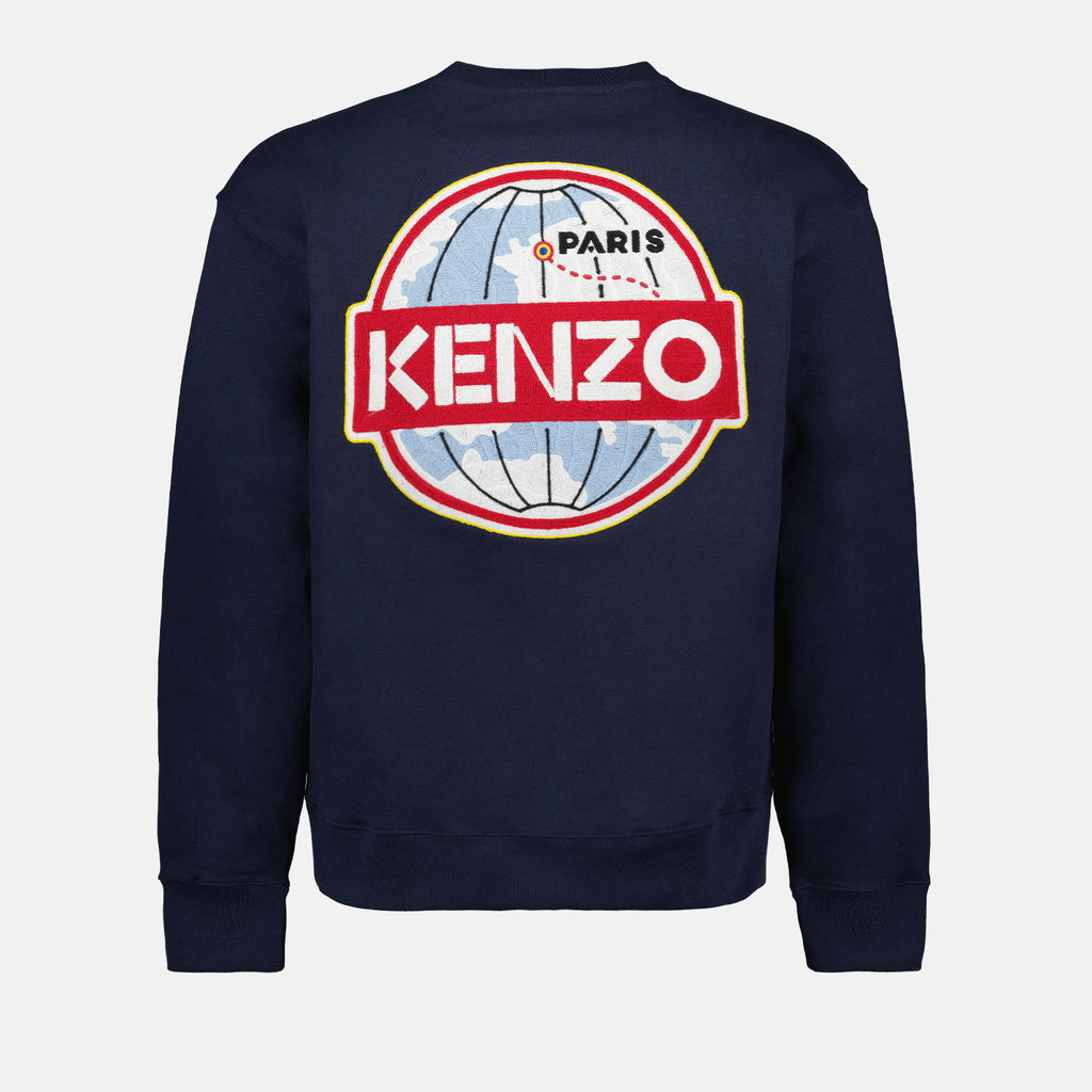 Sweatshirts Sweatshirt Kenzo Travel Kenzo Bleu Homme