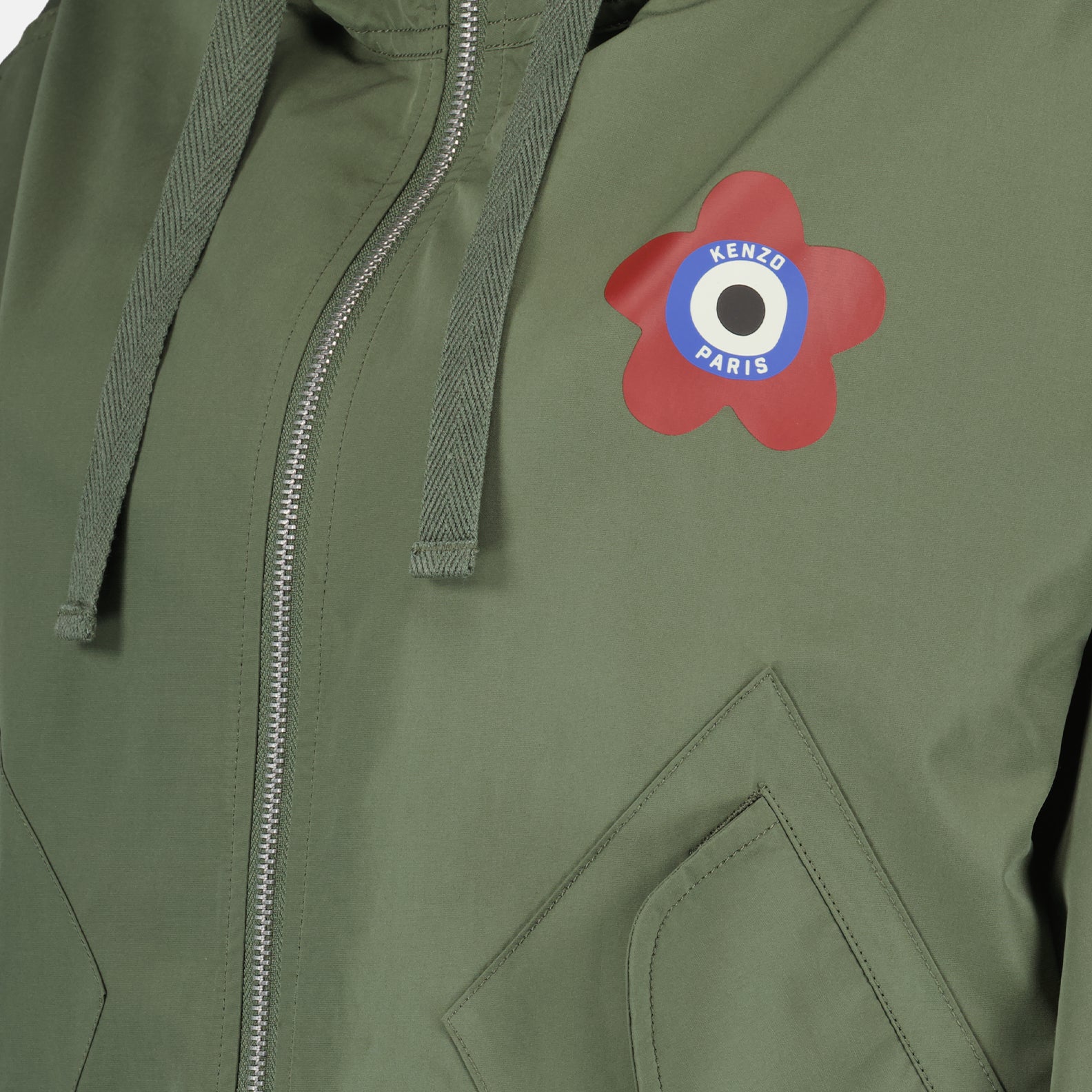 재킷 Veste coupe-vent "Kenzo Target" Kenzo 녹색 Femme