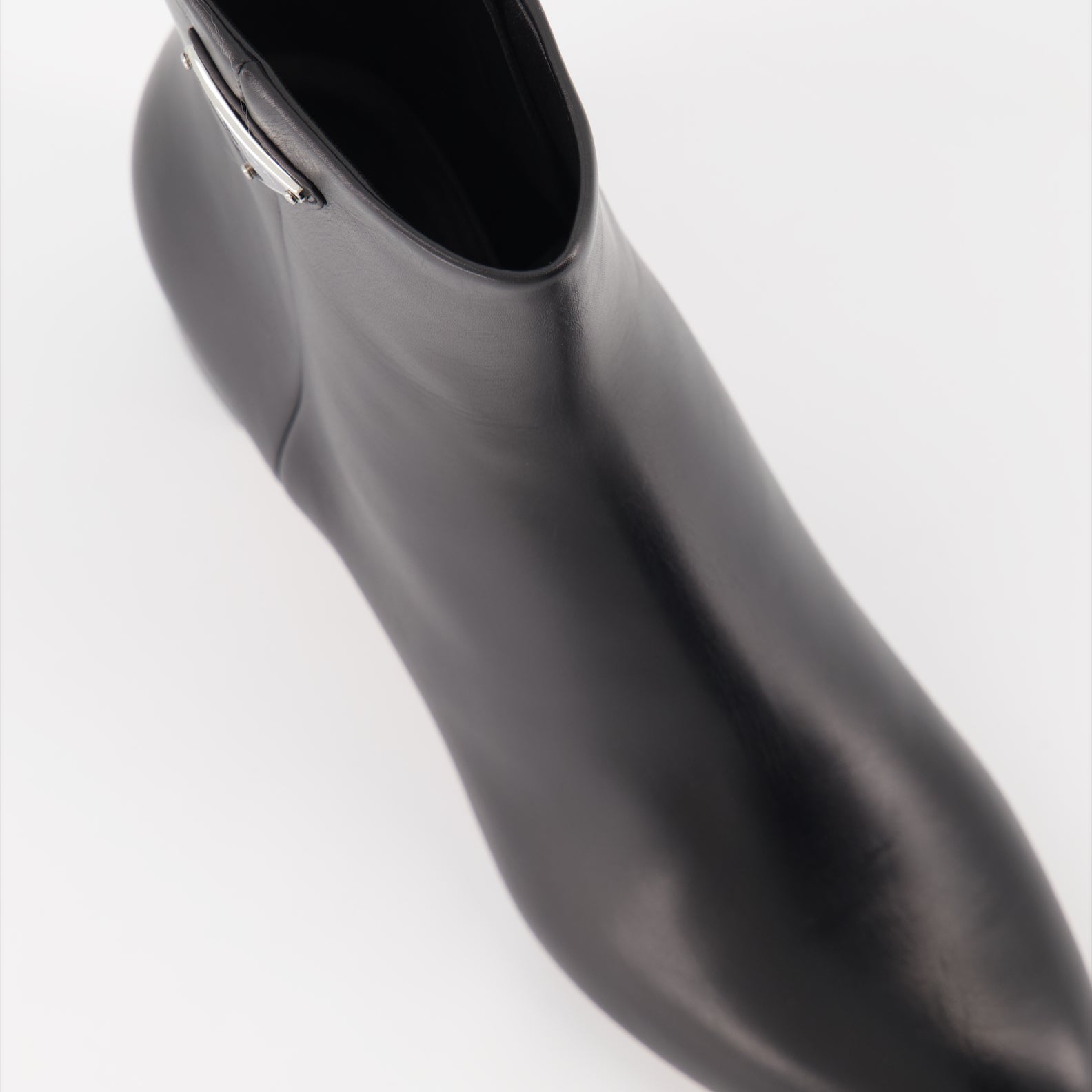 Bottines Bottines en cuir Prada Noir Femme