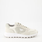 Sneakers Nubuck and nylon sneakers Prada Beige Man