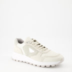 Sneakers Nubuck and nylon sneakers Prada Beige Man