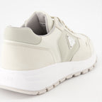 Sneakers Nubuck and nylon sneakers Prada Beige Man