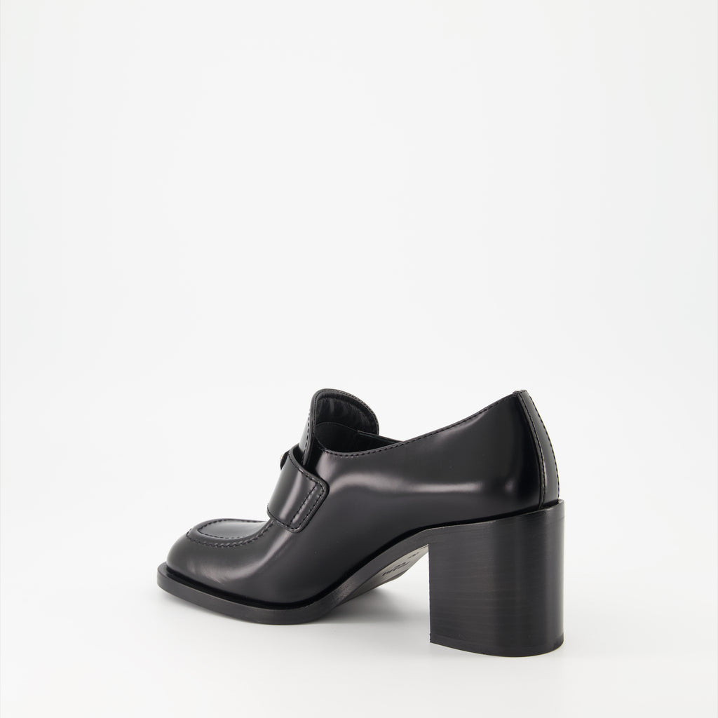 Mocassins Mocassins à talon Prada Noir Femme