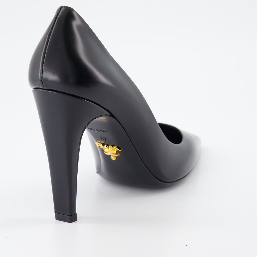 Escarpins Escarpins en cuir Prada Noir Femme