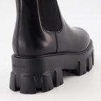Stiefeletten Bottines Monolith Prada Schwarz Femme