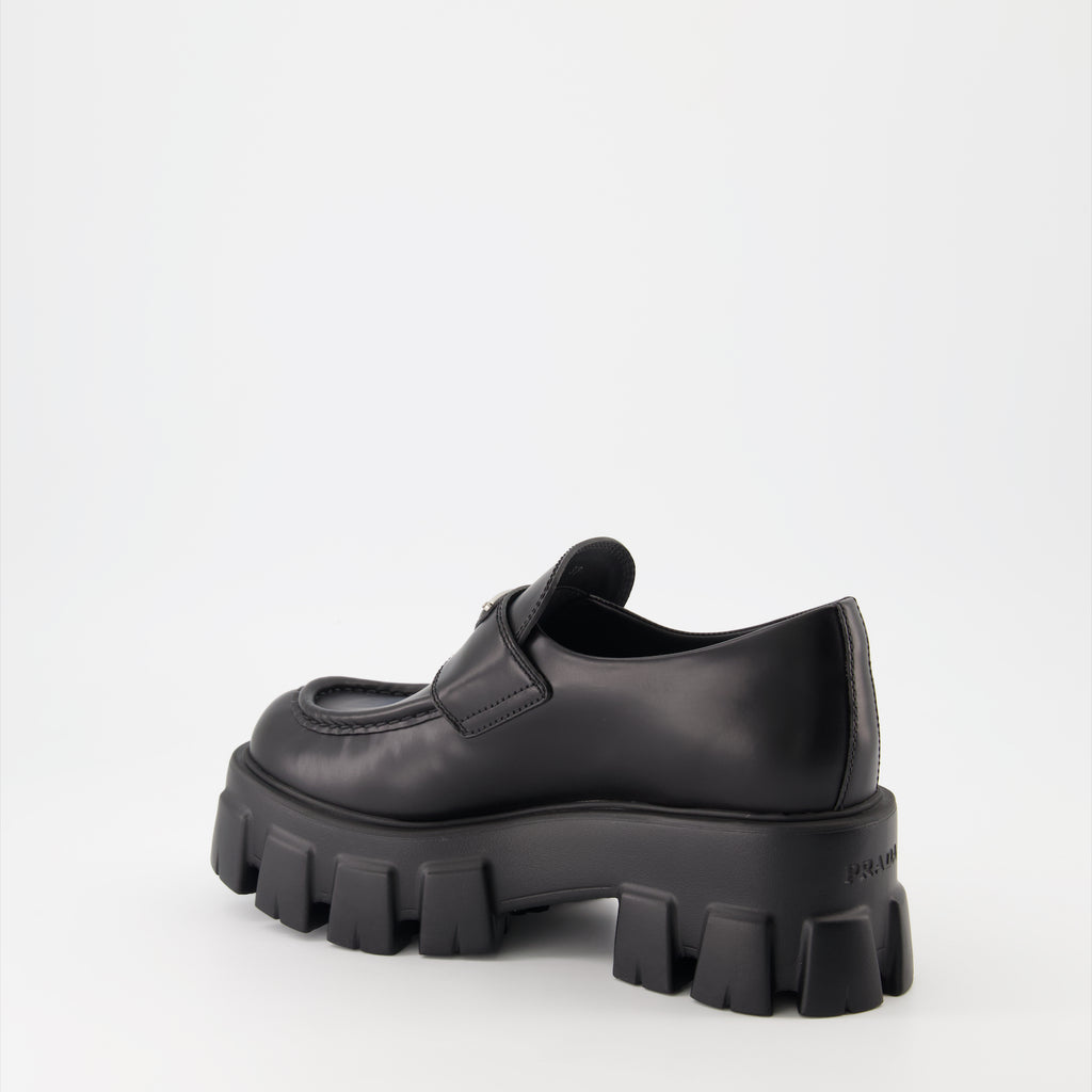 Loafers Monolith Loafers Prada Black Women