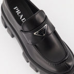 Loafers Monolith Loafers Prada Black Women