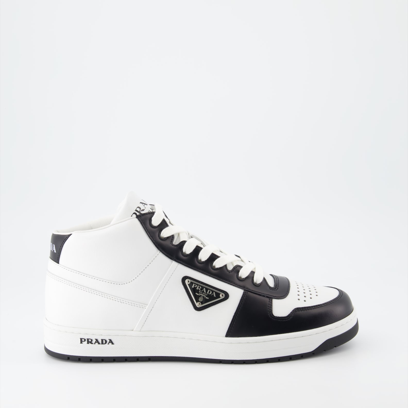 Sneaker Baskets Downtown Prada Weiß Homme