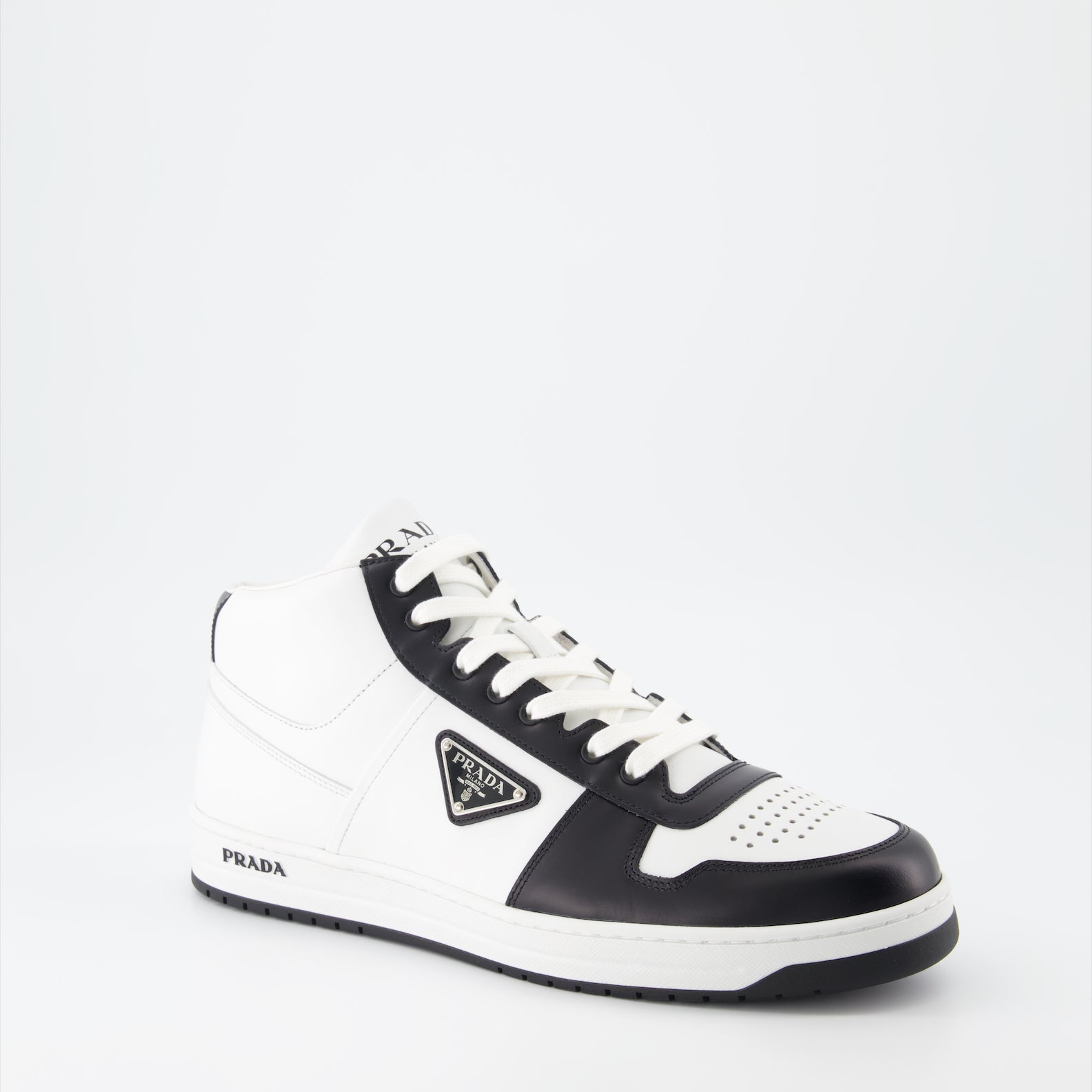 Sneaker Baskets Downtown Prada Weiß Homme