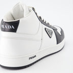 Sneaker Baskets Downtown Prada Weiß Homme