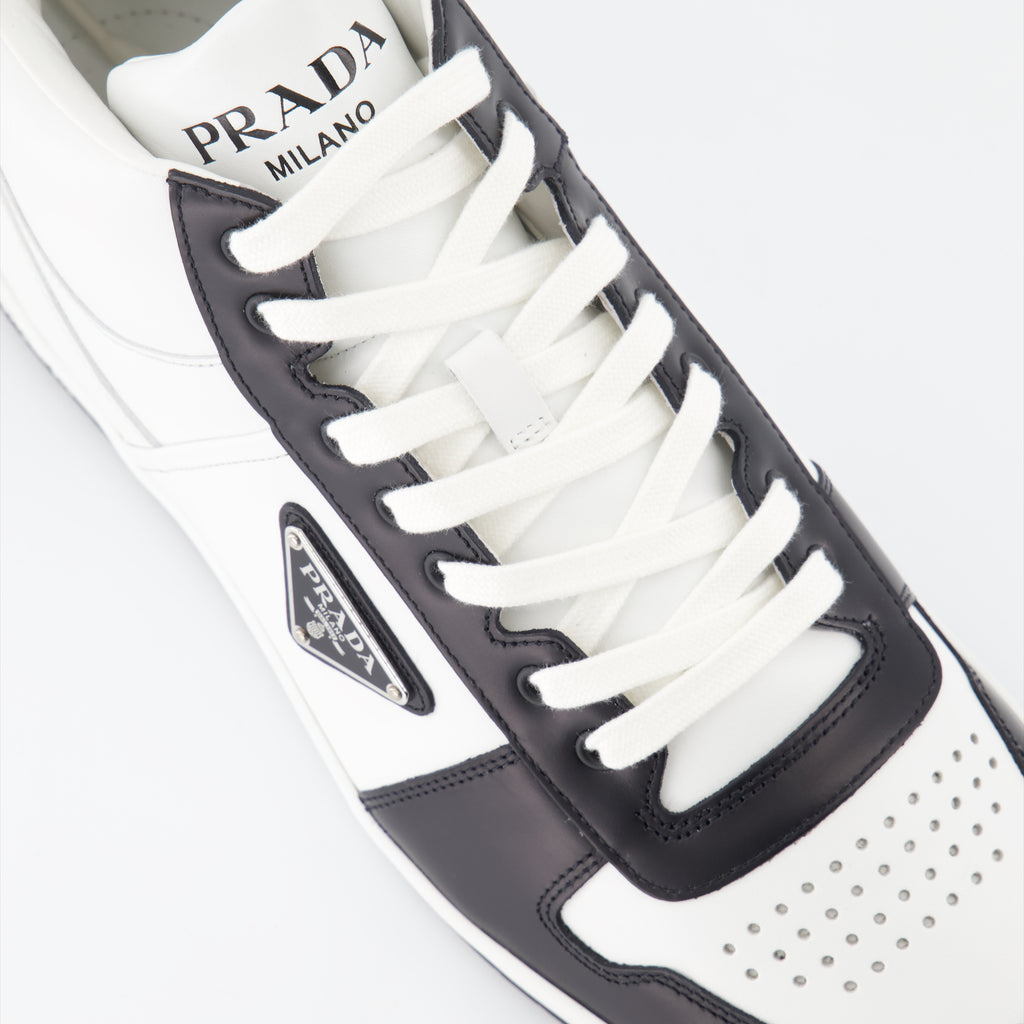 Sneaker Baskets Downtown Prada Weiß Homme