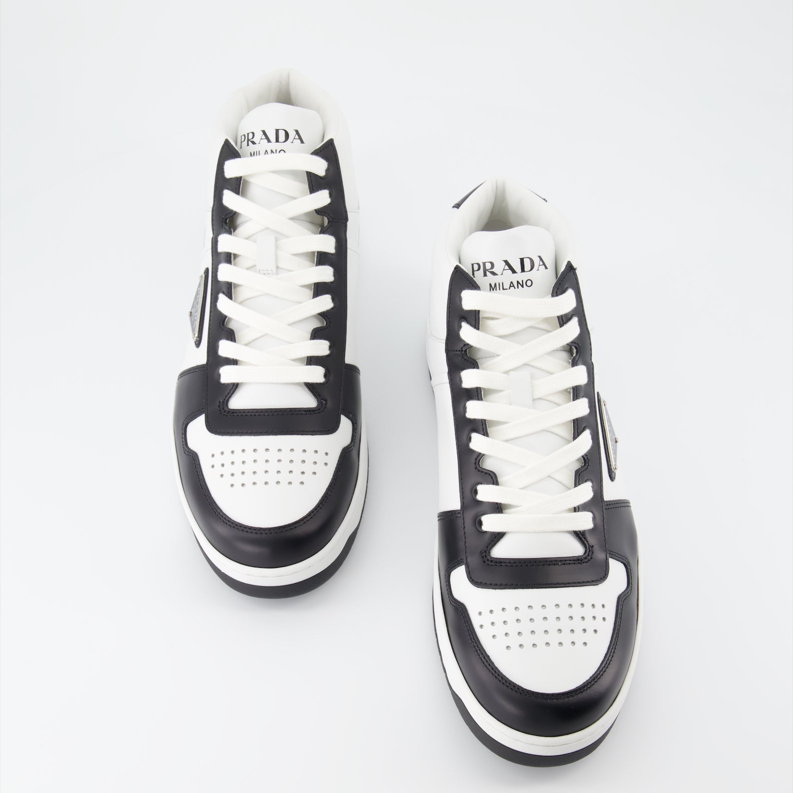 Sneaker Baskets Downtown Prada Weiß Homme